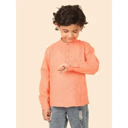 Fabindia Boys Peach Kurta-picture-23