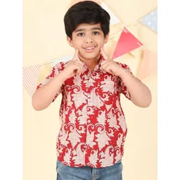 Fabindia Boys Printed Casual Shirt-picture-18