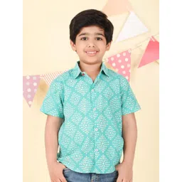 Fabindia Boys Printed Casual Shirt-picture-30