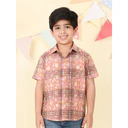 Fabindia Boys Printed Casual Shirt-picture-19