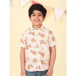 Fabindia Boys Printed Casual Shirt-picture-15