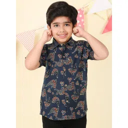 Fabindia Boys Printed Casual Shirt-picture-20