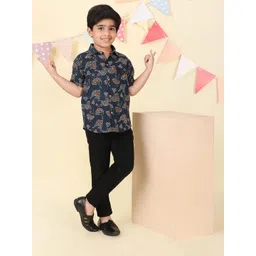 Fabindia Boys Printed Casual Shirt-picture-21
