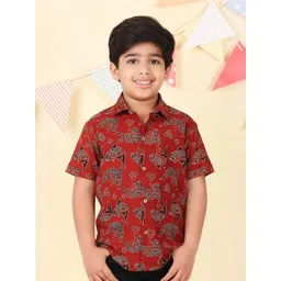 Fabindia Boys Printed Casual Shirt-picture-22