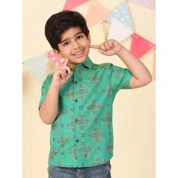 Fabindia Boys Printed Casual Shirt-picture-23