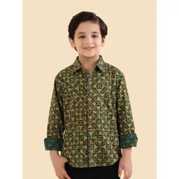Fabindia Boys Printed Casual Shirt-picture-25