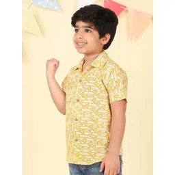 Fabindia Boys Printed Casual Shirt image 4