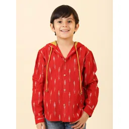 Fabindia Boys Printed Cotton Casual Shirt-picture-40