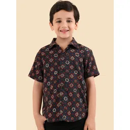 Fabindia Boys Printed Cotton Casual Shirt-picture-39