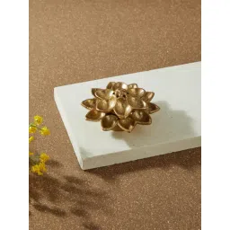 Fabindia Brass Suvarn Lotus Incense Holder-picture-18