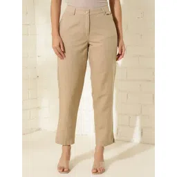 Fabindia Brown High Rise Pants-picture-40
