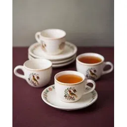fabindia Ceramic Casted Pushp Cup and Saucer Set-picture-28