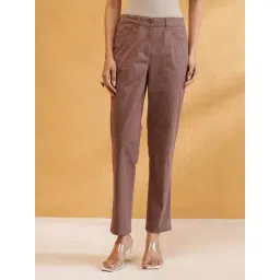 Fabindia Cinnamon Solid Chino Pants-picture-18