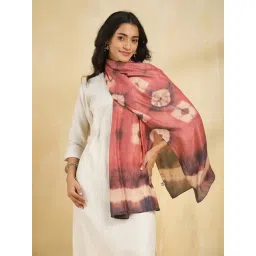 Fabindia Coral Tie Dye Stole-picture-35