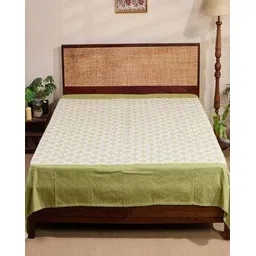 fabindia  Cutwork Cotton Bed Cover-picture-14