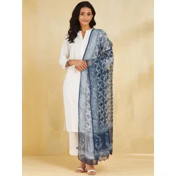 Fabindia Ethnic Motifs Printed Dupatta-picture-38