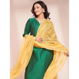 Fabindia Ethnic Motifs Woven Design Cotton Silk Dupatta-picture-26