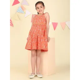 Fabindia Floral Print Fit & Flare Dress-picture-18