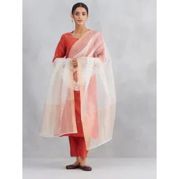 Fabindia Floral Woven Design Dupatta-picture-11