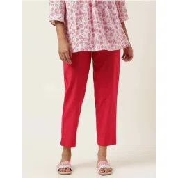 Fabindia Fuchsia Cotton Pants-picture-36
