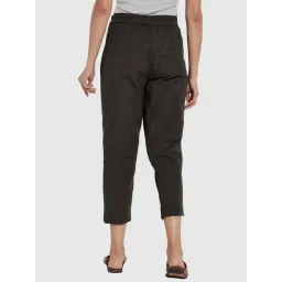Fabindia Grey Cotton Cropped Pants image 2
