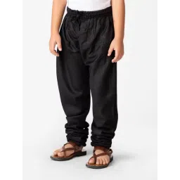 Fabindia Kids Black Solid Churidar-picture-30
