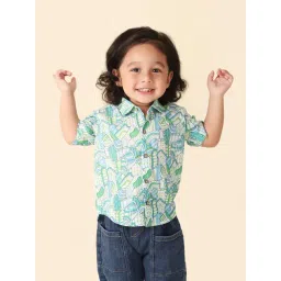 Fabindia Kids Multicolor Printed Shirt-picture-35
