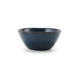 Fabindia Maahi Blue Ceramic Serveware-Serving Bowls-picture-35