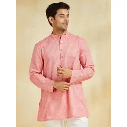 Fabindia Men Geometric Flared Sleeves Kurta-picture-22