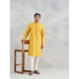Fabindia Men Solid Festive Straight Kurta-picture-18