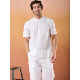 Fabindia Men Striped Casual Shirt-picture-20