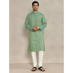 Fabindia Men Striped Cotton Kurta-picture-33
