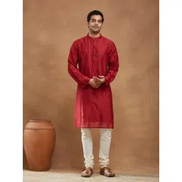 Fabindia Men Striped Festive Straight Kurta-picture-40