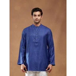 Fabindia Men Striped Mandarin Collar Kurta-picture-18