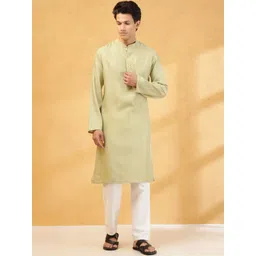 Fabindia Men Thread Work Kurta image 1