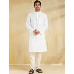 Fabindia Men Thread Work Kurta image 5