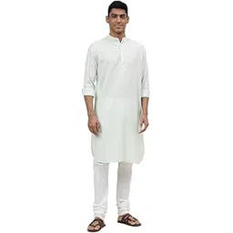 fabindia Men's Cotton Striped Relaxed Kurta-picture-14
