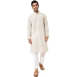 fabindia Men's Long Kurta-picture-41
