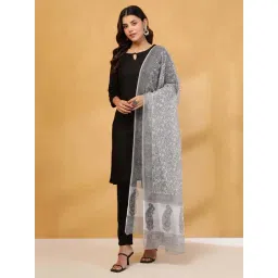 Fabindia Off White Printed Dupatta-picture-28