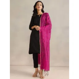 Fabindia Pink Woven Dupatta-picture-22