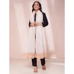 Fabindia Printed Cotton Silk Dupatta-picture-41