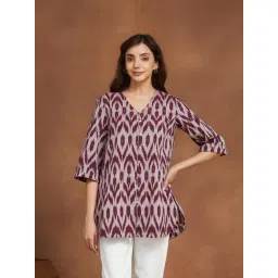 Fabindia Purple Cotton Tunic-picture-39