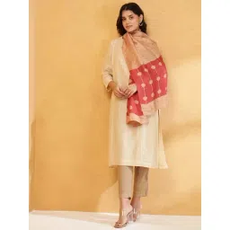 Fabindia Red Printed Stole-picture-14