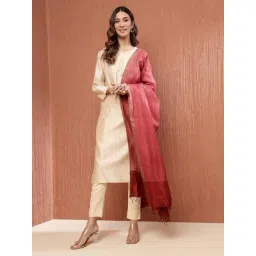 Fabindia RedSolidDupatta-picture-44