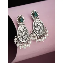 Fabindia Silver Dangler Earrings-picture-22