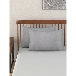 Fabindia Standalone Grey Cotton Pillow Cover - Set of 2-picture-48
