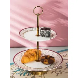 Fabindia Suvarn Ceramic 2-Tier Serving Stand-picture-20