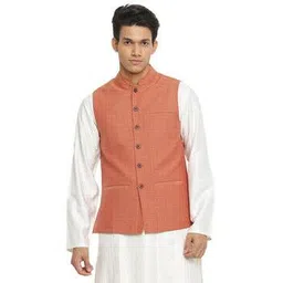 fabindia Textured Nehru jacket-picture-15