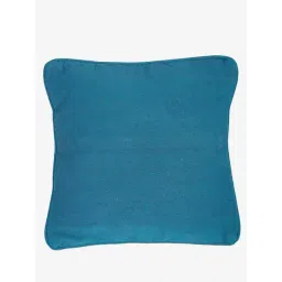 Fabindia Turquoise Cotton Woven Cushion Cover 40X40-picture-12