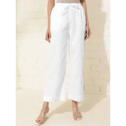 Fabindia White Cotton Pants-picture-39